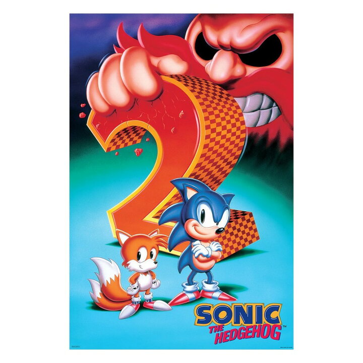 楽天市場 Sonic The Hedgehog ソニックザヘッジホッグ Sonic 2 ポスター 公式 オフィシャル Pgs