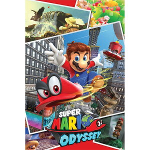 SUPER MARIO �X�[�p�[�}���I - Odyssey (Collage) / �|�X�^�[ �y���� / �I�t�B�V�����z