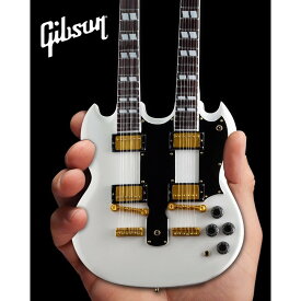 GIBSON ギブソン - SG EDS-1275 Doubleneck White / ミニチュア楽器 【公式 / オフィシャル】