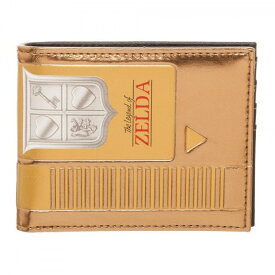 THE LEGEND OF ZELDA ゼルダの伝説 - Nintendo Zelda Gold Cartridge Bi-Fold Wallet / 財布 【公式 / オフィシャル】