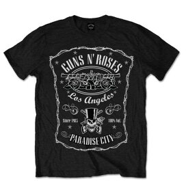 GUNS N ROSES ガンズアンドローゼズ - Paradise City Label / Tシャツ / メンズ 【公式 / オフィシャル】