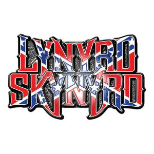 LYNYRD SKYNYRD ���[�i�[�h�X�L�i�[�h - Flag Logo / ���^���E�s���o�b�W / �o�b�W �y���� / �I�t�B�V�����z