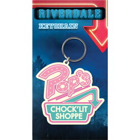 RIVERDALE リバーデイル - Pop's Chock'lit Shoppe / ラバー・キーリング / キーホルダー 【公式 / オフィシャル】