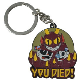 CUPHEAD カップヘッド - You Died Limited Edition Key Ring / 世界限定9995個 / キーホルダー 【公式 / オフィシャル】