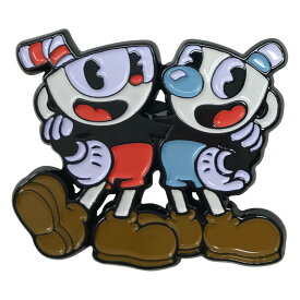 CUPHEAD カップヘッド - Cuphead and Mugman Limited Edition Pin Badge / 世界限定9995個 / バッジ 【公式 / オフィシャル】