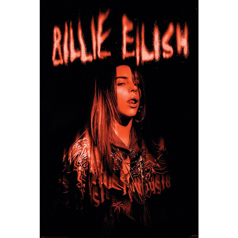 RockEntertainment公式グッズ 正規ライセンスアイテム BILLIE EILISH ビリーアイリッシュ オフィシャル 高級な 高額売筋 ポスター 公式 - Sparks