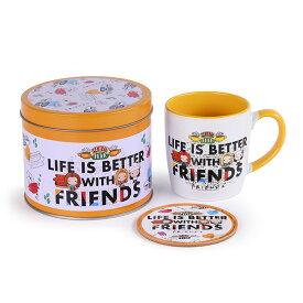 FRIENDS フレンズ - Life Is Better / Chibi / 缶入りセット / マグカップ 【公式 / オフィシャル】