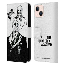 UMBRELLA ACADEMY アンブレラアカデミー - Graphics / Reginald Hargreeves レザー手帳型 / Apple iPhoneケース 【公式 / オフィシャル】