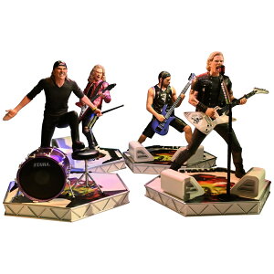 METALLICA ���^���J (���� 45���N ) - Rock Iconz Statue Bundle (Set of 4) / ���E����3000�Z�b�g / ���A / �X�^�`���[ �y���� / �I�t�B�V�����z