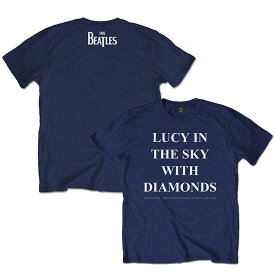 THE BEATLES ザ・ビートルズ (ABBEY ROAD発売55周年記念 ) - Lucy in the sky with diamonds / バックプリントあり / Tシャツ / メンズ 【公式 / オフィシャル】