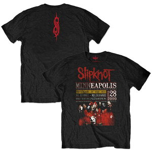 SLIPKNOT �X���b�v�m�b�g - Minneapolis '09 / ECO-TEE / �o�b�N�v�����g���� / T�V���c / �����Y �y���� / �I�t�B�V�����z