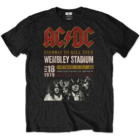 【 クーポン で最大10%OFF】 AC/DC エーシーディーシー (デビュー50周年 ) - Wembey '79 / ECO-TEE / Tシャツ / メンズ 【公式 / オフィシャル】