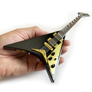 OZZY OSBOURNE IW[IY{[ (Ǔ ) - Randy's Signature Black V Miniature Guitar Replica Collectible / ~j`Ay y / ItBVz