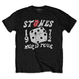 【 クーポン で最大10%OFF】 ROLLING STONES ローリングストーンズ (ブライアンジョーンズ追悼55周年 ) - Dice Tour '72 / ECO-TEE / Tシャツ / メンズ 【公式 / オフィシャル】