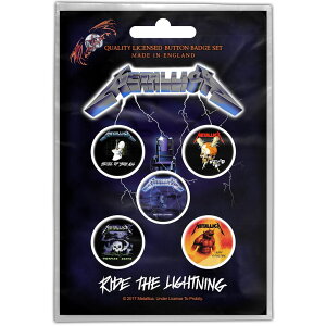 METALLICA ���^���J (���� 45���N ) - RIDE THE LIGHTNING / 5�Z�b�g / �o�b�W �y���� / �I�t�B�V�����z