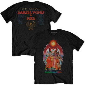 EARTH, WIND & FIRE アース・ウィンド・アンド・ファイアー (結成55周年 ) - Let's Groove / バックプリントあり / Tシャツ / メンズ 【公式 / オフィシャル】