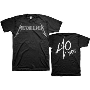 METALLICA ���^���J (���� 45���N ) - 40th Anniversary Songs Logo / �o�b�N�v�����g���� / T�V���c / �����Y �y���� / �I�t�B�V�����z