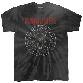 RAMONES ラモーンズ (結成50周年 ) - Presidential Seal / タイダイ / Tシャツ / メンズ 【公式 / オフィシャル】