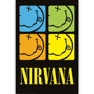 NIRVANA �j�����@�[�i (Nevermind 35���N ) - Smiley Squares / �|�X�^�[ �y���� / �I�t�B�V�����z