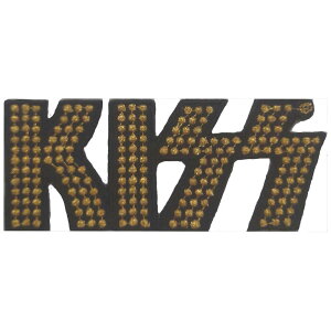KISS �L�b�X - Gold Studded Logo / ���b�y�� �y���� / �I�t�B�V�����z