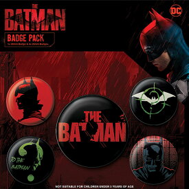 BATMAN バットマン - The Batman / 5個セット / バッジ 【公式 / オフィシャル】