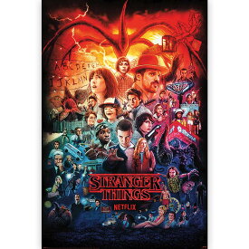 STRANGER THINGS ストレンジャー・シングス (アニメシリーズ 4月23日 配信開始 ) - Seasons Montage / ポスター 【公式 / オフィシャル】