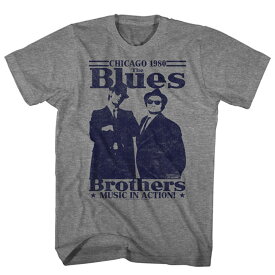 【27日1:59までクーポンで最大10%off】【予約商品】 BLUES BROTHERS ブルースブラザーズ (John Belushi生誕75周年記念 ) - MUSIC IN ACTION / Tシャツ / メンズ 【公式 / オフィシャル】