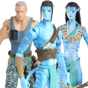 AVATAR �A�o�^�[ - 1 Movie Wave 1 7-Inch Scale Action Figure Case 3�Z�b�g / �t�B�M���A�E�l�` �y���� / �I�t�B�V�����z