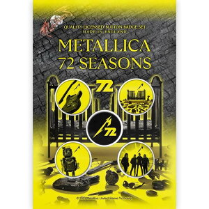 METALLICA ���^���J (���� 45���N ) - 72 Seasons / 5�Z�b�g / �o�b�W �y���� / �I�t�B�V�����z