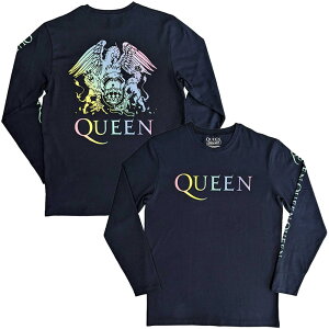 QUEEN �N�C�[�� (�t���f�B ���a 80�N ) - Rainbow Crest / �o�b�N�v�����g���� / ���� / Sleeve Print / T�V���c / �����Y �y���� / �I�t�B�V�����z