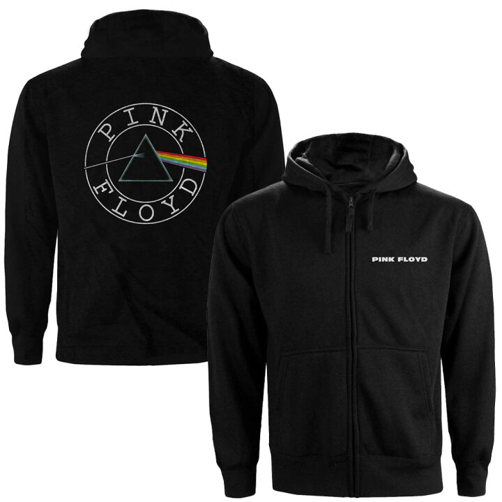 ピンクフロイド ライセンス オフィシャル パーカー最新作 ブラックM 
