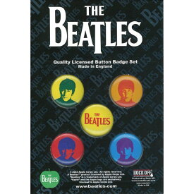 THE BEATLES ザ・ビートルズ (ABBEY ROAD発売55周年記念 ) - J,P,G&R Coloured / 5個セット / バッジ 【公式 / オフィシャル】