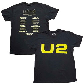 U2 UNISEX T-SHIRT ユーツー - Logo 2018 / バックプリントあり / EX-TOUR / Tシャツ / メンズ 【公式 / オフィシャル】