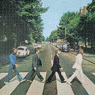 THE BEATLES ビートルズ (来日 60周年 ) - Abbey Road Double Sided Album Art / 1000ピース / ジグソー…