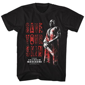 【予約商品】 TEXAS CHAINSAW MASSACRE 悪魔のいけにえ - SAVE YOUR SKIN / Tシャツ / メンズ 【公式 / オフィシャル】