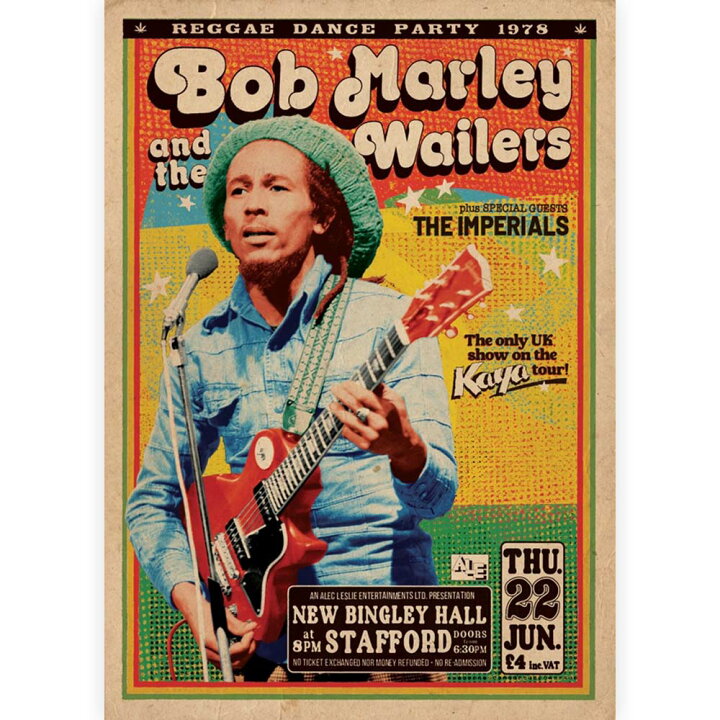 楽天市場】BOB MARLEY ボブマーリー (追悼 45周年 ) - BINGLEY HALL 