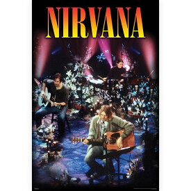 NIRVANA ニルヴァーナ (Nevermind 35周年 ) - UNPLUGGED ROCK N ROLL / ポスター 【公式 / オフィシャル】