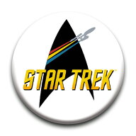 STAR TREK スタートレック (60周年 ) - FLY OUT / バッジ 【公式 / オフィシャル】