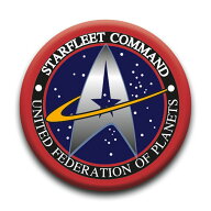 STAR TREK スタートレック (60周年 ) - STARFLEET LOGO / バッジ 【公式 / オフィシャル】
