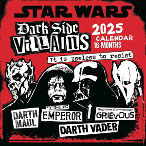 STAR WARS X^[EH[Y - VILLAINS CALENDAR 2025 / J_[E_CA[ y / ItBVz
