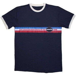 OASIS �I�A�V�X (���� 35���N ) - 1996 Tour Horizontal Stripes Ringer / �����K�[ / T�V���c / �����Y �y���� / �I�t�B�V�����z