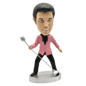ELVIS PRESLEY �G�����B�X�v���X���[ (EPiC �f�� ���J �L�O ) - Pink Jacket Bobblehead / �_�b�V���{�[�h���u���[ / �t�B�M���A�E�l�` �y���� / �I�t�B�V�����z