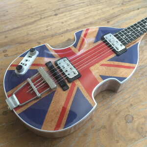 PAUL MCCARTNEY |[}bJ[gj[ (\ 55N ) - Paul's Union Jack Violin Bass Miniature Guitar Replica / Fab Four / ~j`Ay y / ItBVz