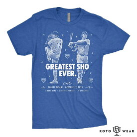 【予約商品】 SHOHEI OHTANI 大谷翔平 - Greatest Sho Ever / RotoWear（ブランド） / Tシャツ / メンズ 【公式 / オフィシャル】