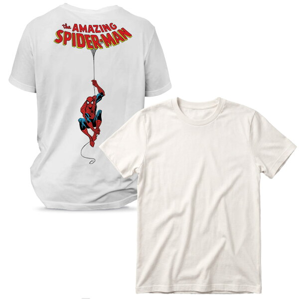 SPIDERMAN スパイダーマン (ブランド・ニュー・デイ 公開 ) - SPIDER-MAN HANGIN' / バックプリントあり / Tシャツ / メンズ 【公式 / オフィシャル】