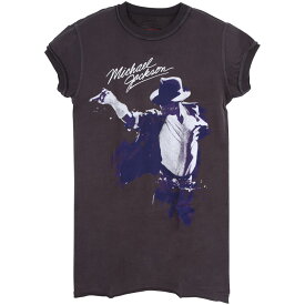 MICHAEL JACKSON マイケルジャクソン (追悼15周年 ) - KING OF POP PORTRAIT / Amplified（ ブランド ） / Tシャツ / レディース 【公式 / オフィシャル】