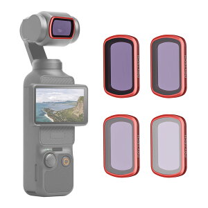 PGYTECH Osmo Pocket 3 / 4�p �t�B���^�[ CPL�t�B���^�[ �ώ� ND�t�B���^�[ ND�t�B���^�[�Z�b�g UV�t�B���^�[ �u���b�N�~�X�g1/4�t�B���^�[ ���E�ȒP �R���p�N�g �A�N�V�����J�����p Pocket 4 Pocket 3 ��