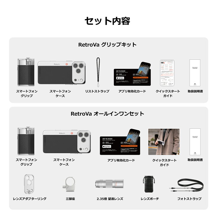楽天市場】PGYTECH RetroVa オールインワンセット カメラグリップ 