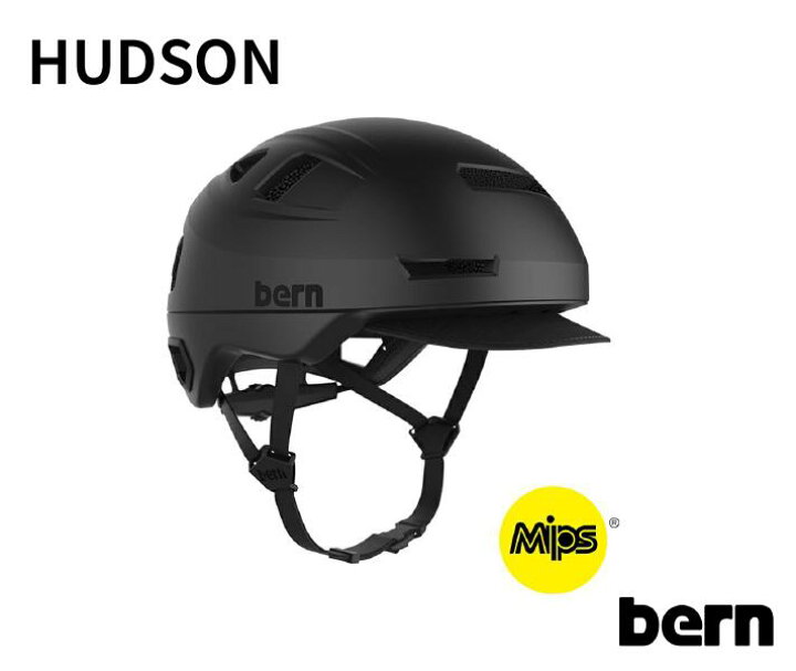 楽天市場 送料無料 Bern ヘルメットhudson Mips ハドソン ブランド史上最も安全面に考慮して制作されたモデル おしゃれ 自転車 スケートボード スノーボード 本橋商店