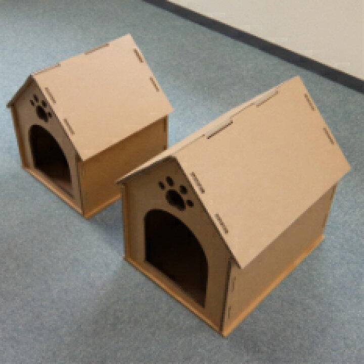 いぬだん 犬用品 ダンボールハウス イヌ Inudan オリジナルハウス 段ボール 犬グッズ 犬 犬用ハウス
